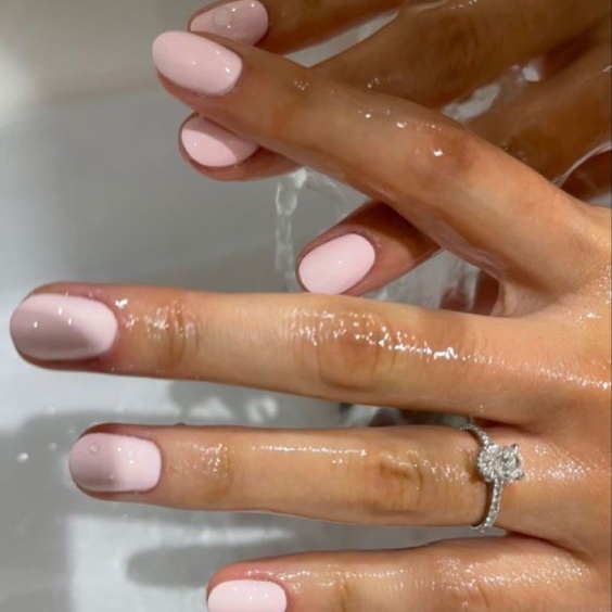 Gel Mani (bare nails) at Purple Sky by Dercy in Tampa, FL