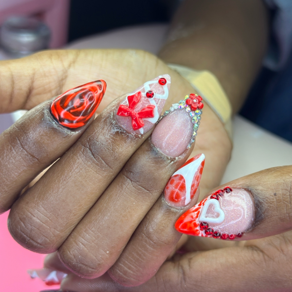 Advanced Nail Art at The Bajan Winkss Experience in Jonesboro, GA