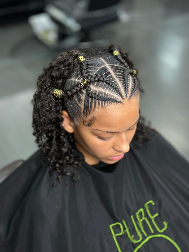 Half Up Half Down Braid Style