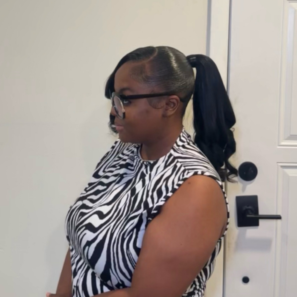Extended Ponytail w/ Bangs at THEZOEWAYY in Park Forest, IL
