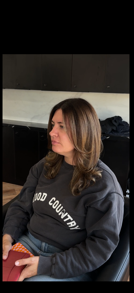 Root Color + Highlights + Haircut