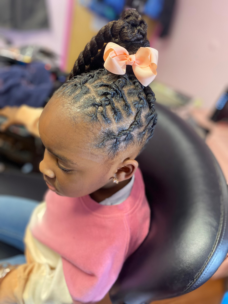 Kid Braided Ponytail/bun