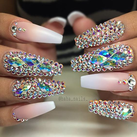 (4) Swarovski Nails