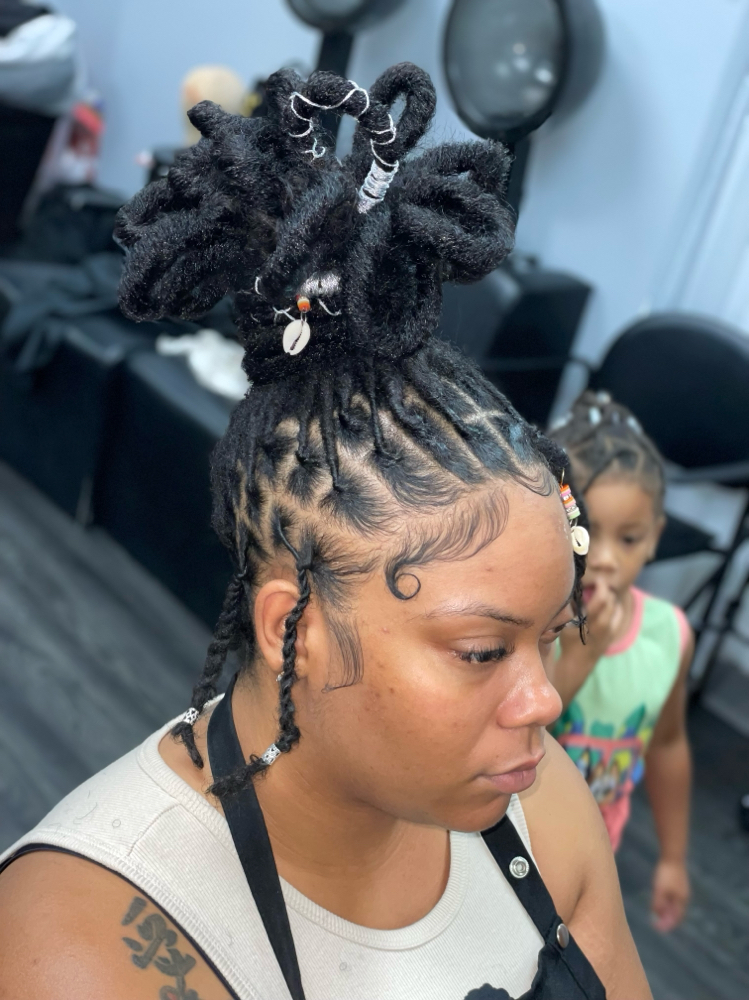 Retwist & Style (updo)