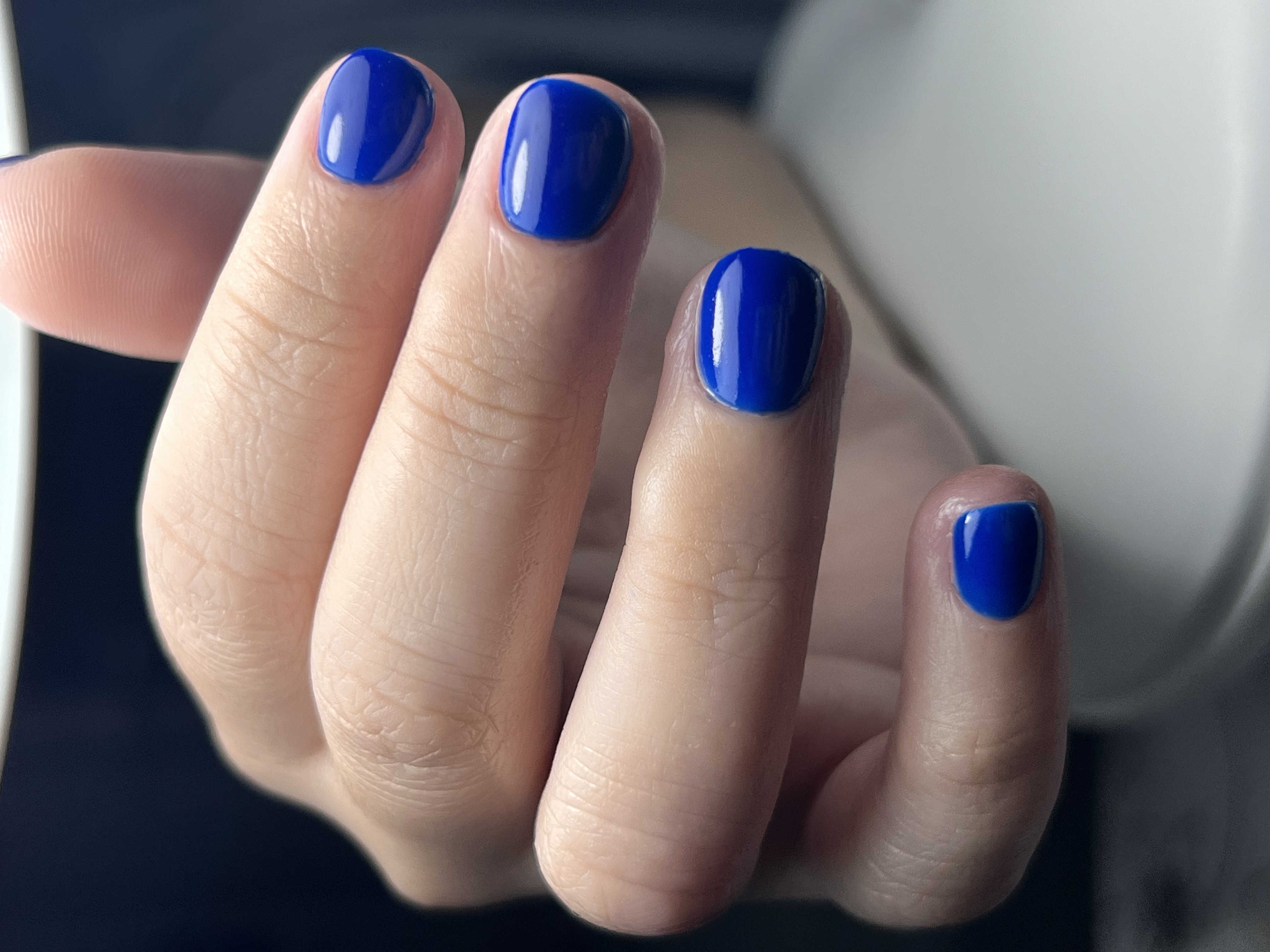 Russian manicure short