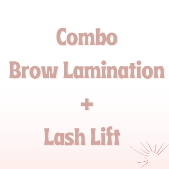 Combo Brow Lamination And Lash Lift