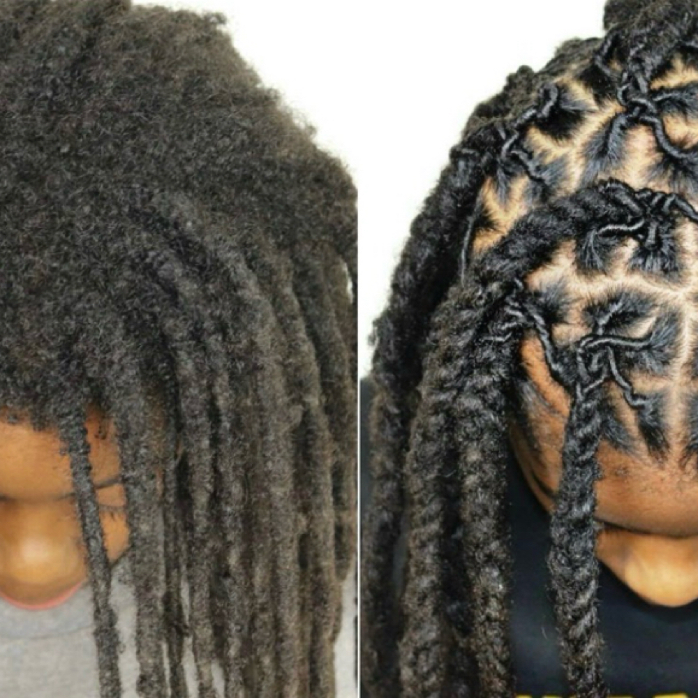 Loc ReTwist at Soft Aura Beauty in Glen Allen, VA