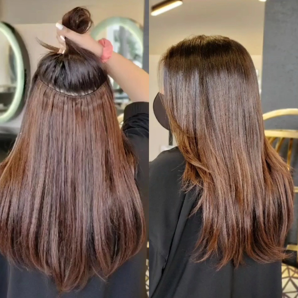 Extension Hand Tied Install 1 Row at Bombshell Society in Richmond Hill, GA