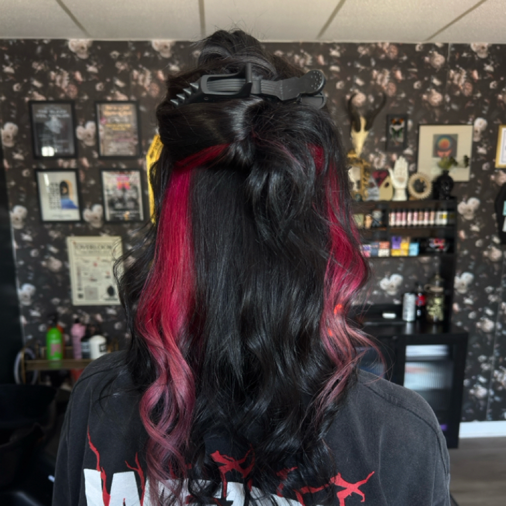 Partial Block Color at The Black Veil Parlor in Hickory, NC