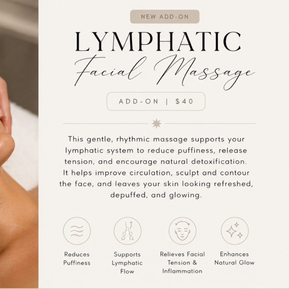 Lymphatic Facial Massage at Kalm & Glow in Fortmill, SC