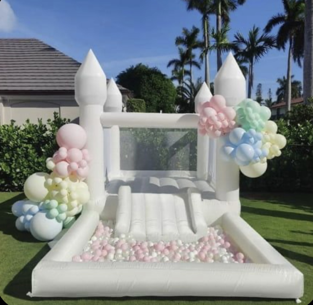 Small White Bounce House