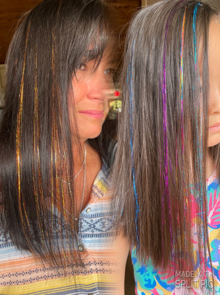 Glitter Hair Tinsel