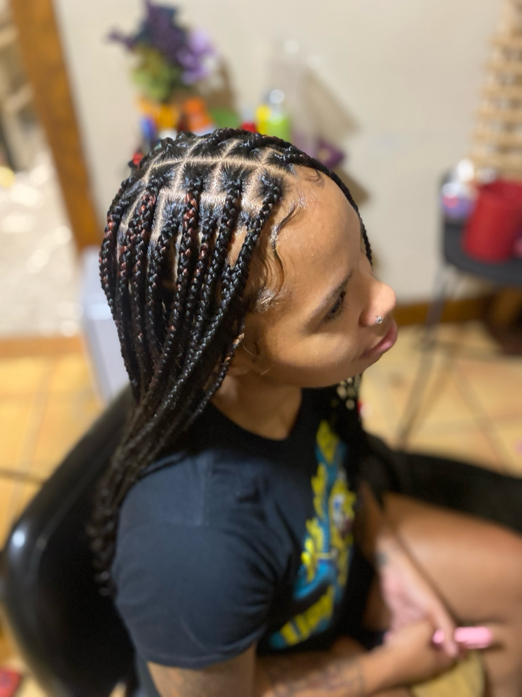 Small Knotless Box Braids at Consecrated Hands LLC in Lincoln Park, MI