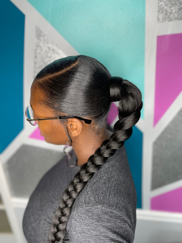 Slick Back Ponytail
