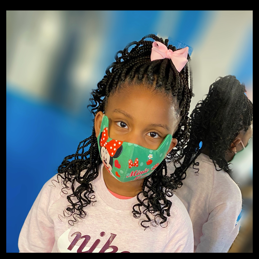 Kids Box Braids (10 and under)