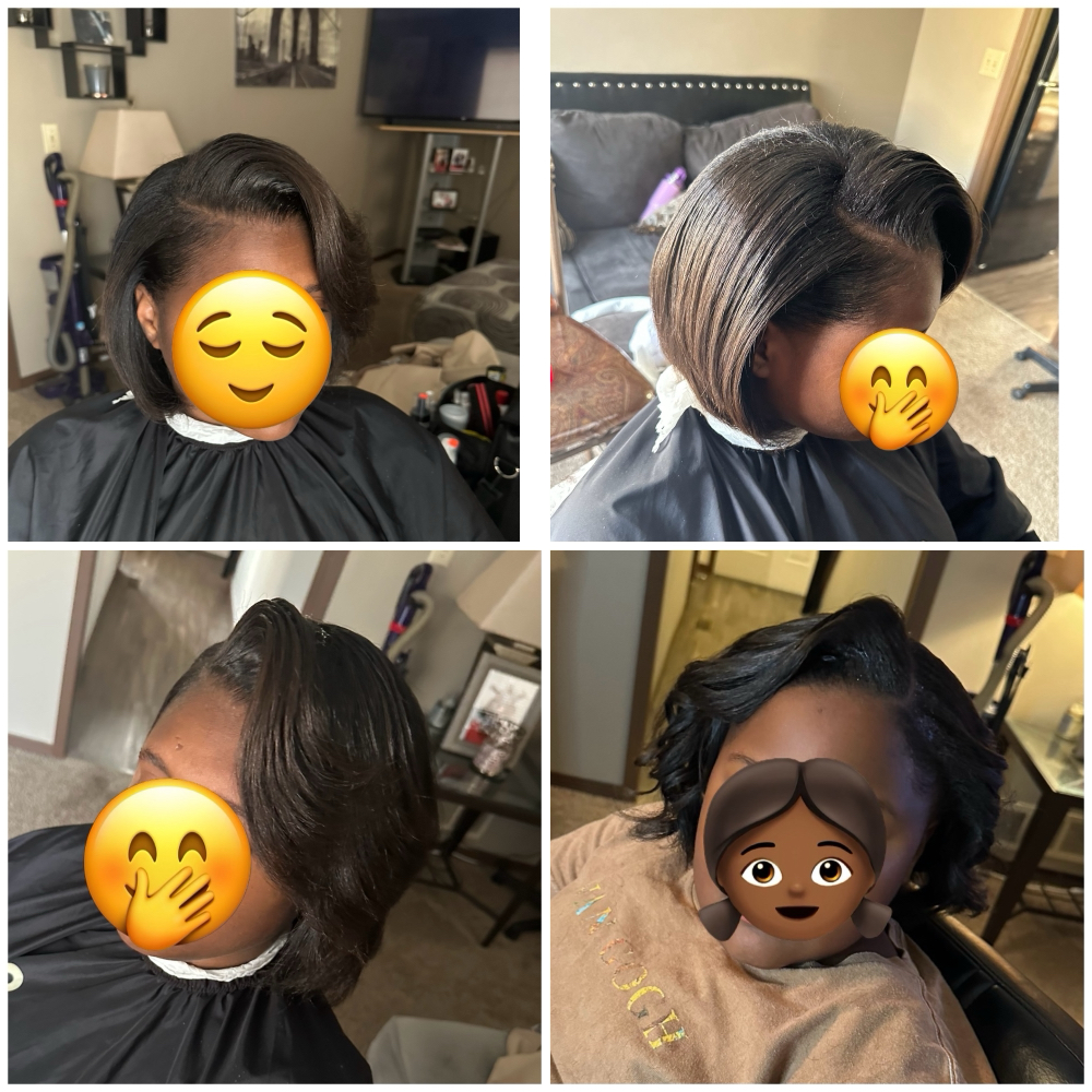 Kids Silk Press at Sittin’ Pretty Beauty Lab