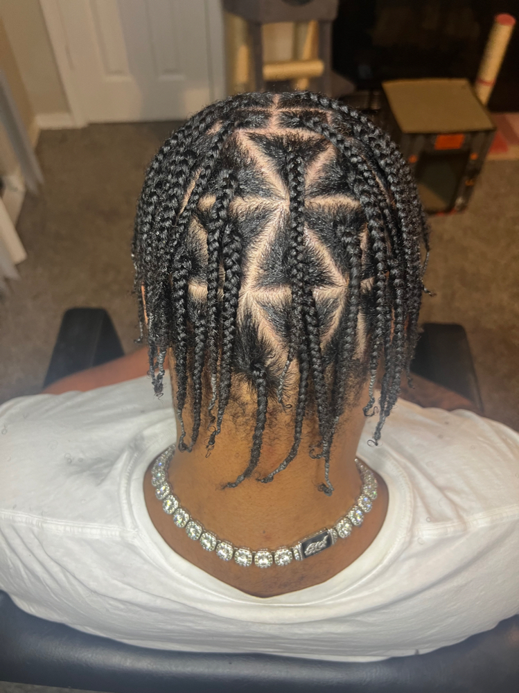 Triangle Plat Braids