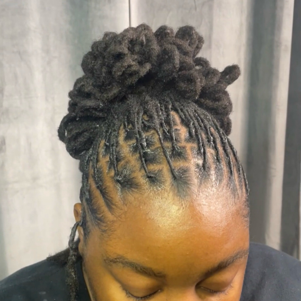 Retwist + Loc Petals at HairByMykaylah in Union City, GA