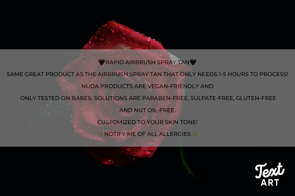 Rapid Airbrush Spray Tan