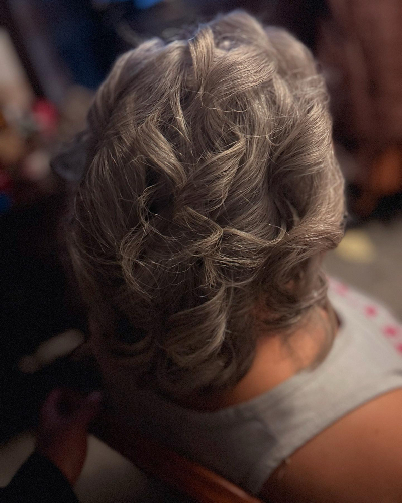 Styling with Flat-Curling Iron