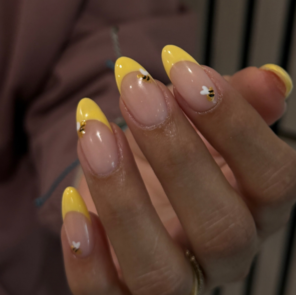 Simple Nail Art at Mary Nails in Durham, NC