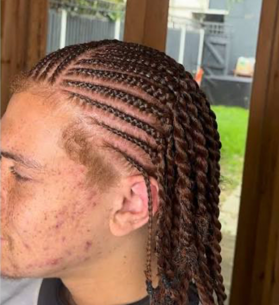 Half Braids Half Twist