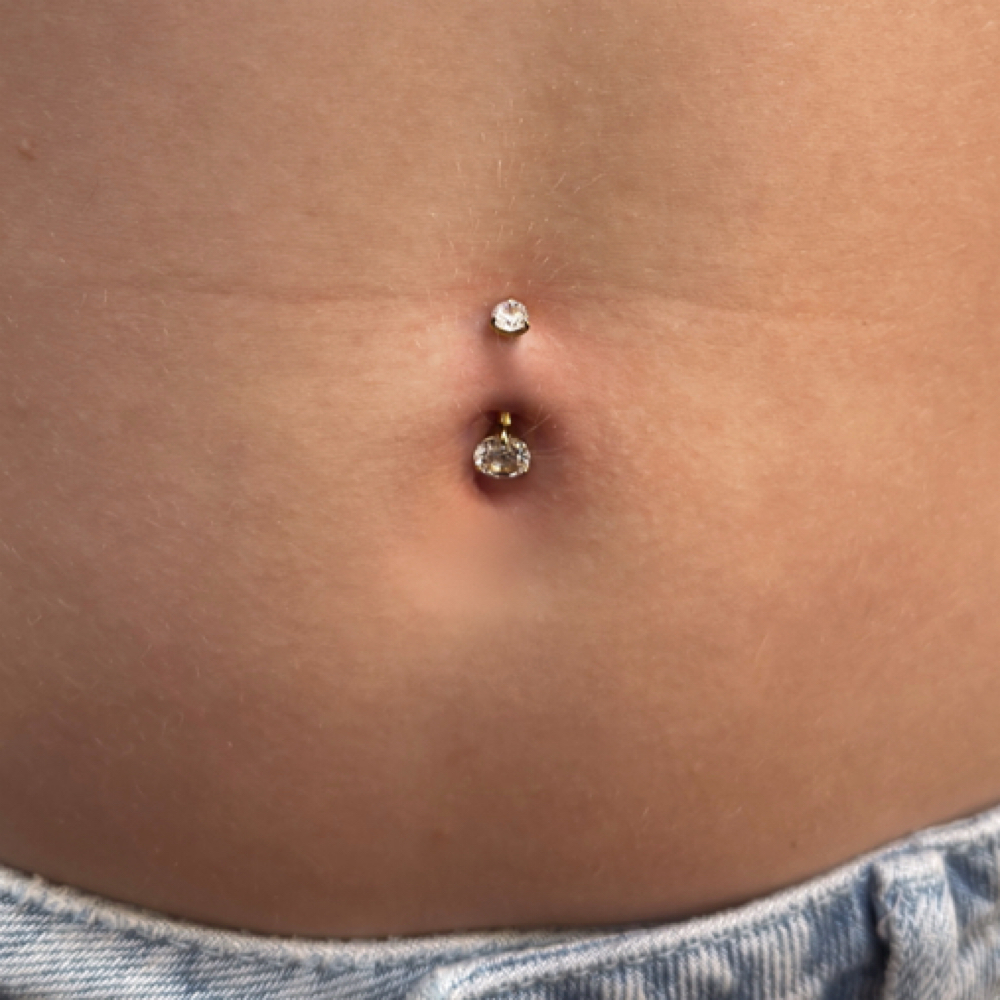 Navel Piercing at Monarch Piercing Studio in Logan, UT