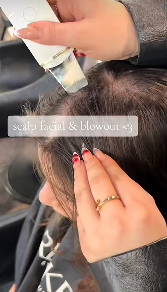 Scalp Facial & Blowout