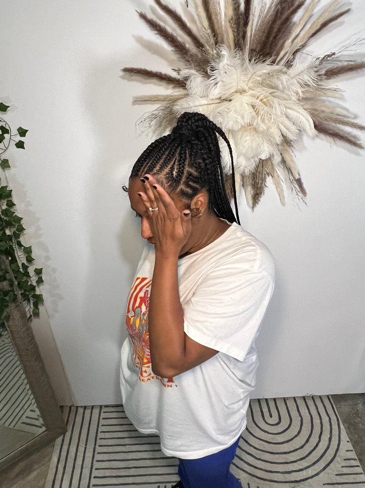 Braided ponytail - Medium