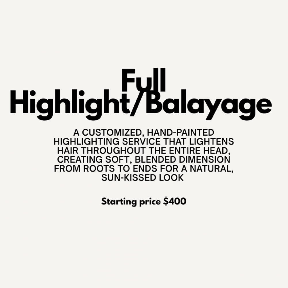 Full Highlight/Balayage at Salon Céleste in Portland, OR