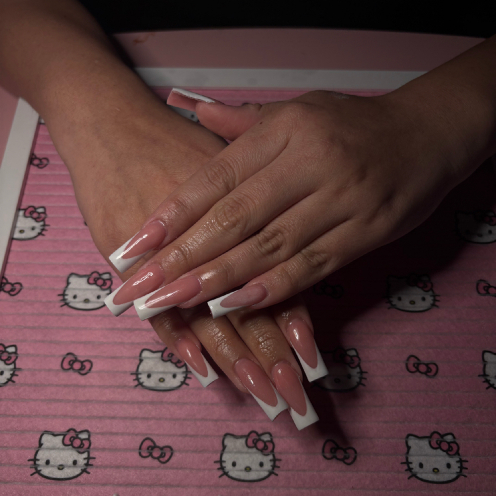 Long Acrylic ( simple 5-6) at Lyssanailsxo in Perth Amboy, NJ