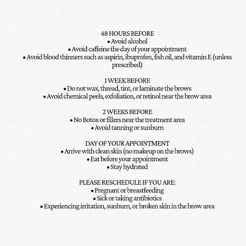 PERMANENT MAKEUP PRECARE*Must read at Beauty Ink Lab in Augusta, GA