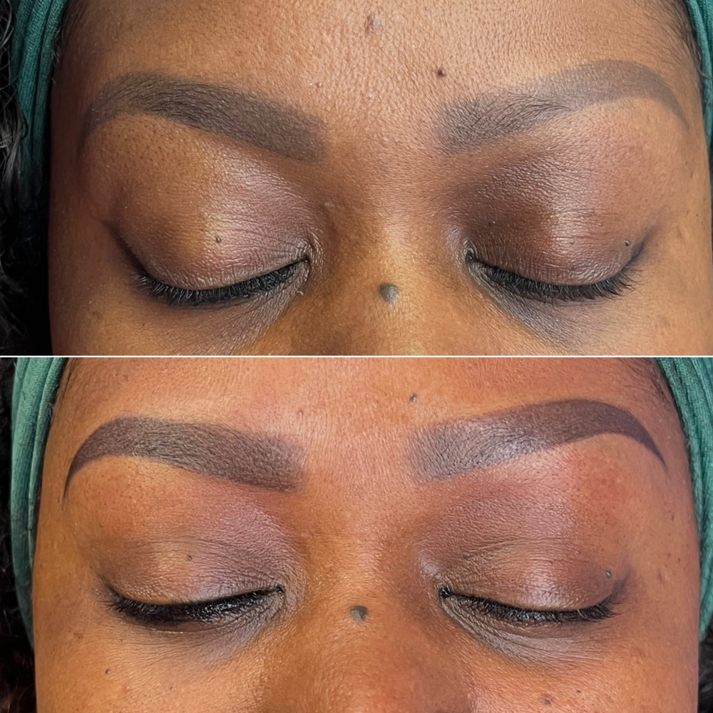 Brow Touchup (over foreign work)