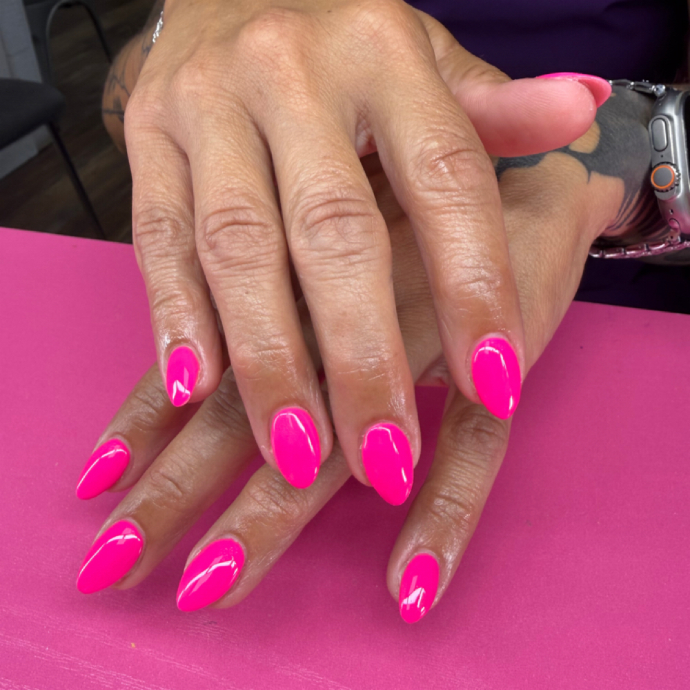 Acrylic-No Design at Nailed by Ro in Canton, TX