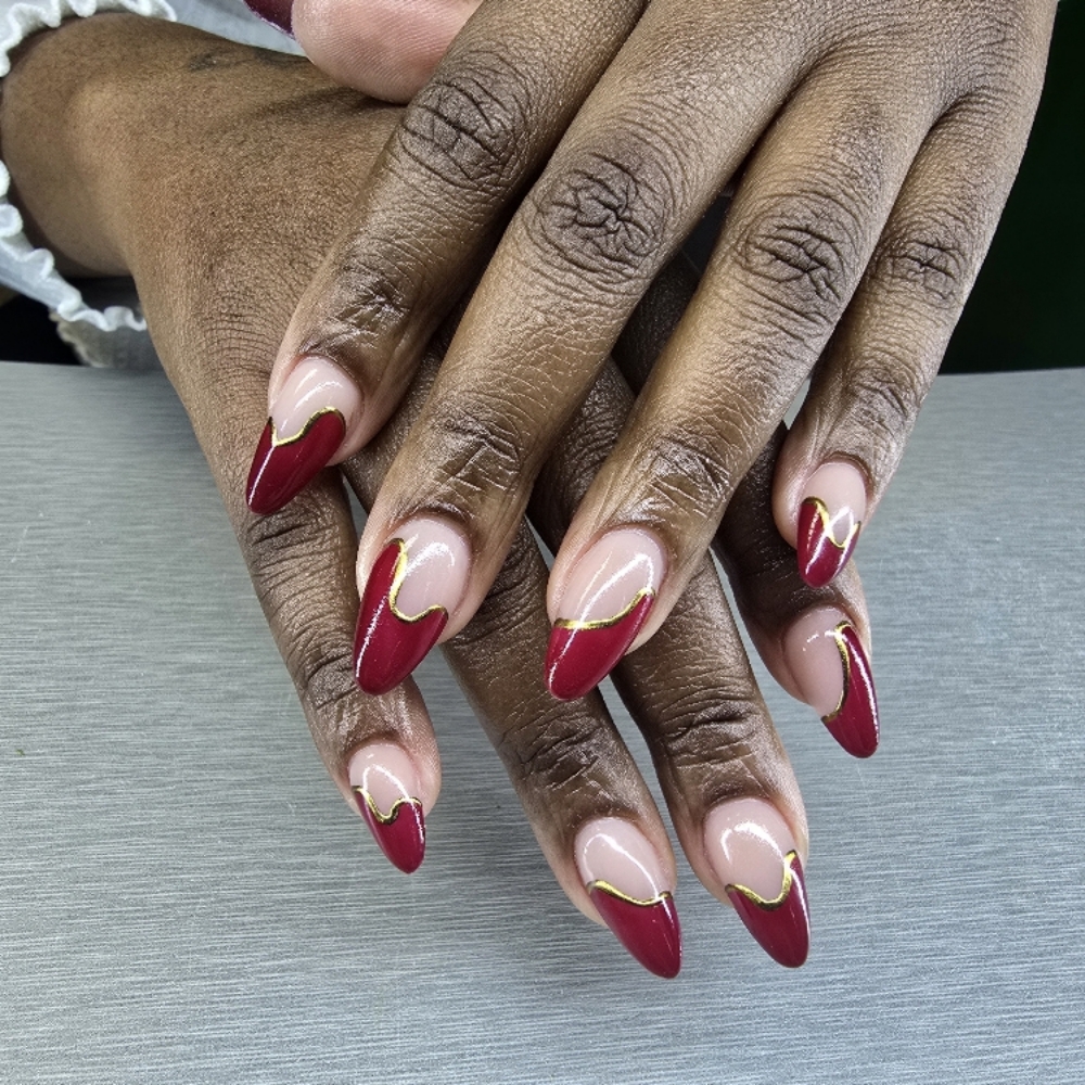 Medium Acrylic Full Set at Nails by Jennah in Aiken, SC