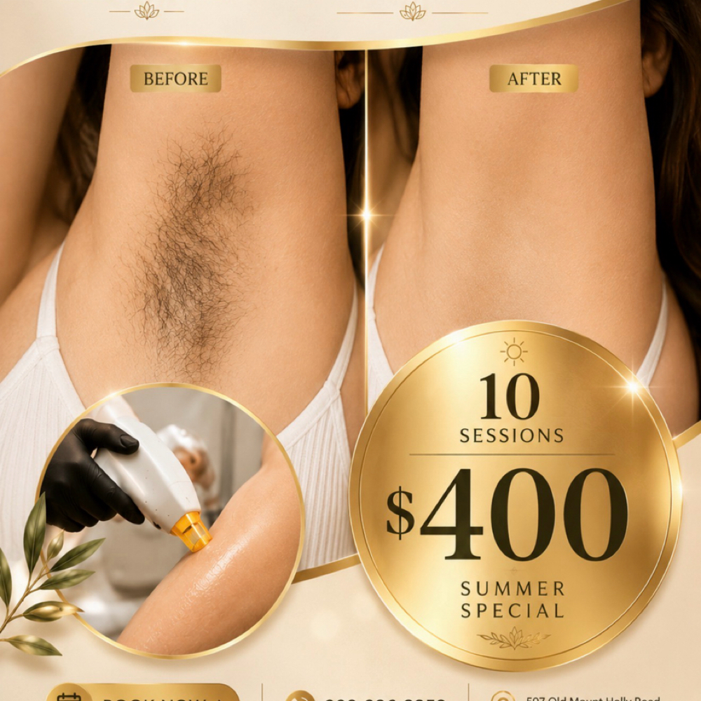 Hair Removal Promo at International Esthetics Center in Goose Creek, SC