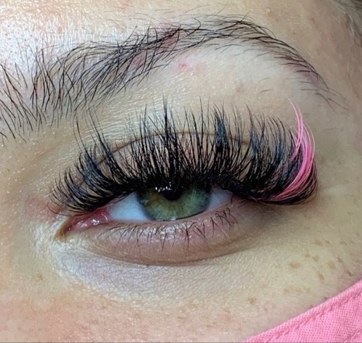 Colored lashes