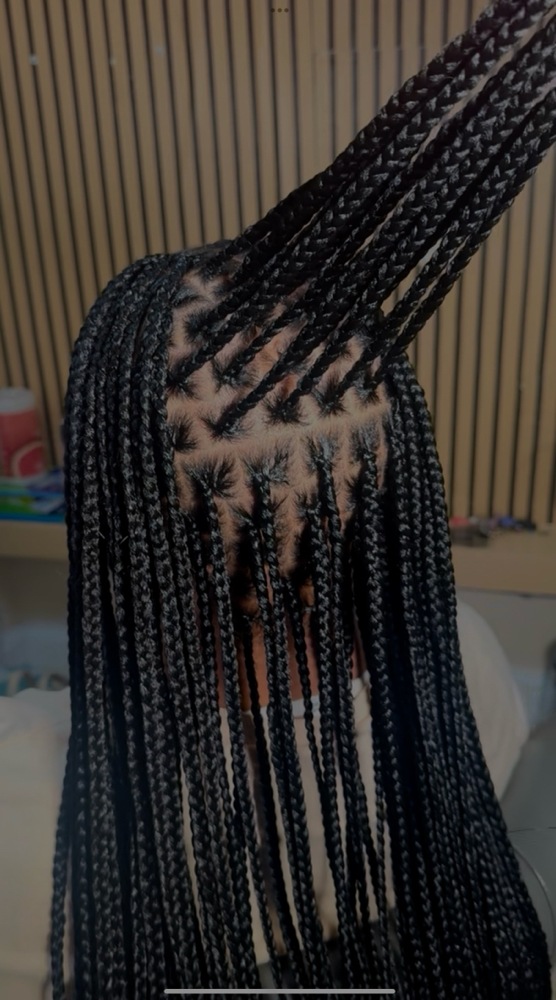 Small Knotless Braids at Ggxhair in Charlotte, NC