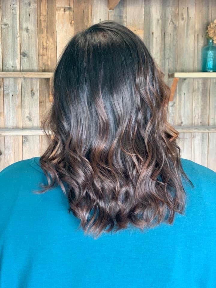 Root Retouch, Glaze & Haircut