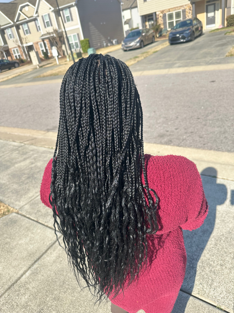 Small Traditional Box Braids