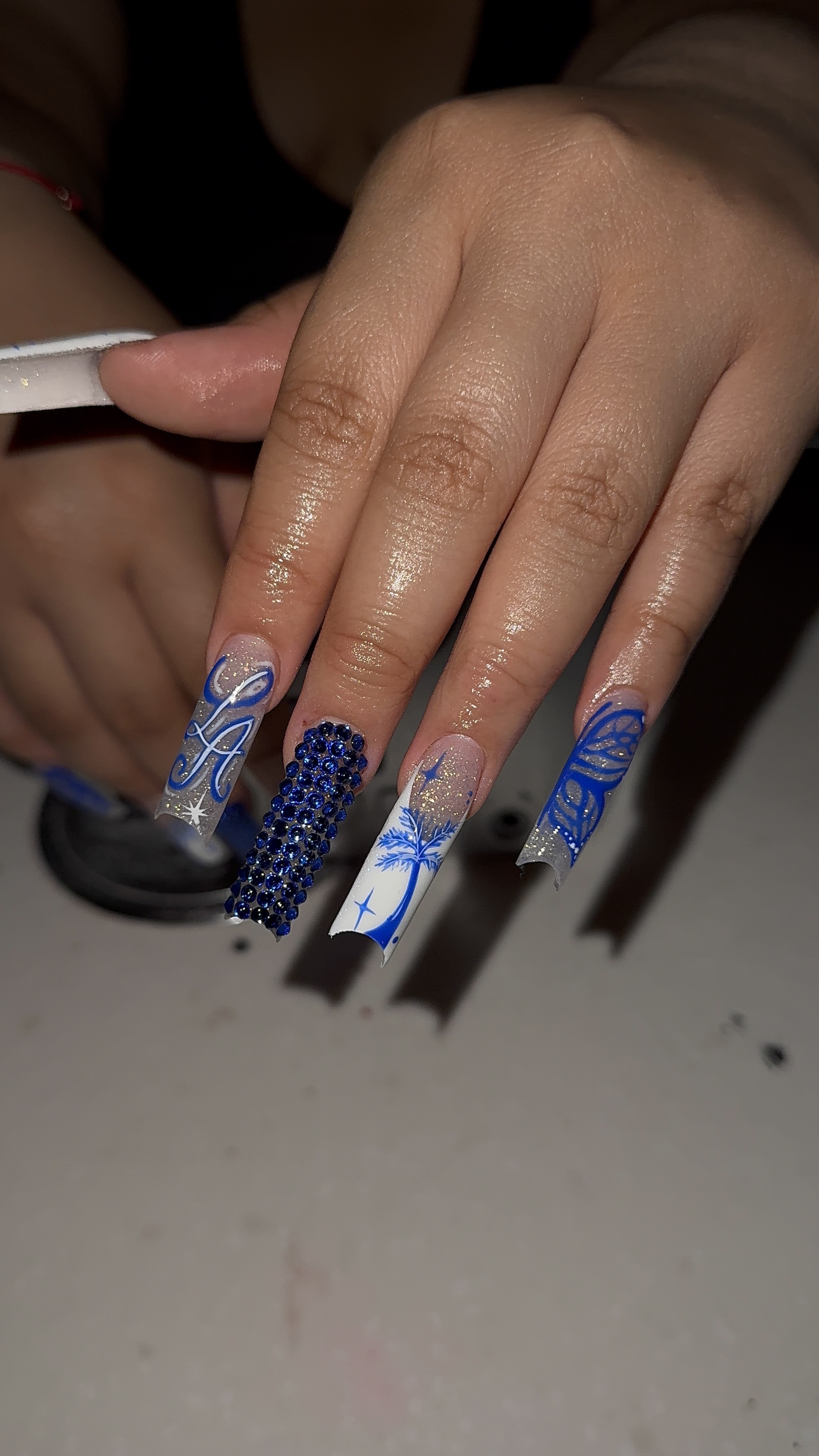 Freestyle Full Set Nails at Heavenlynails in Sylmar, CA