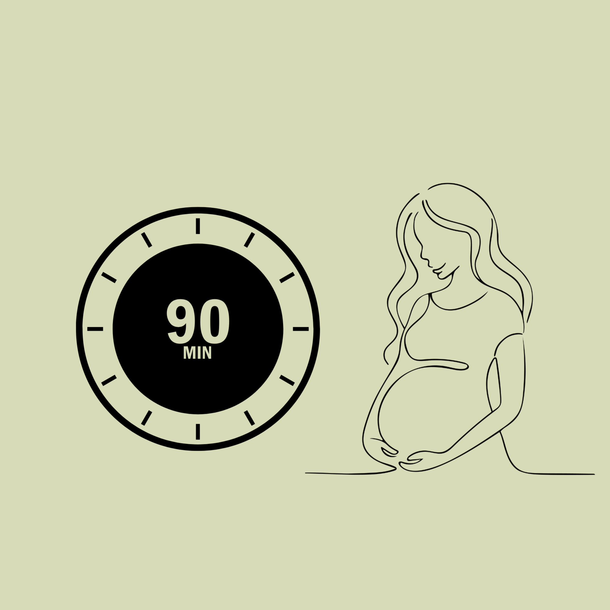 90 Minute Prenatal Massage at Peace By Palms in Valparaiso, IN