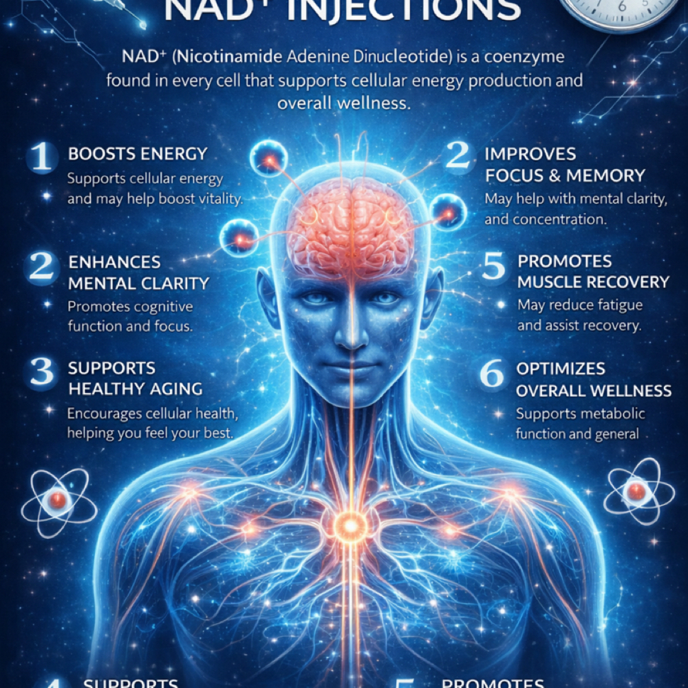 NAD+ Injections at Be Radiant Medical Spa in Muskego, WI