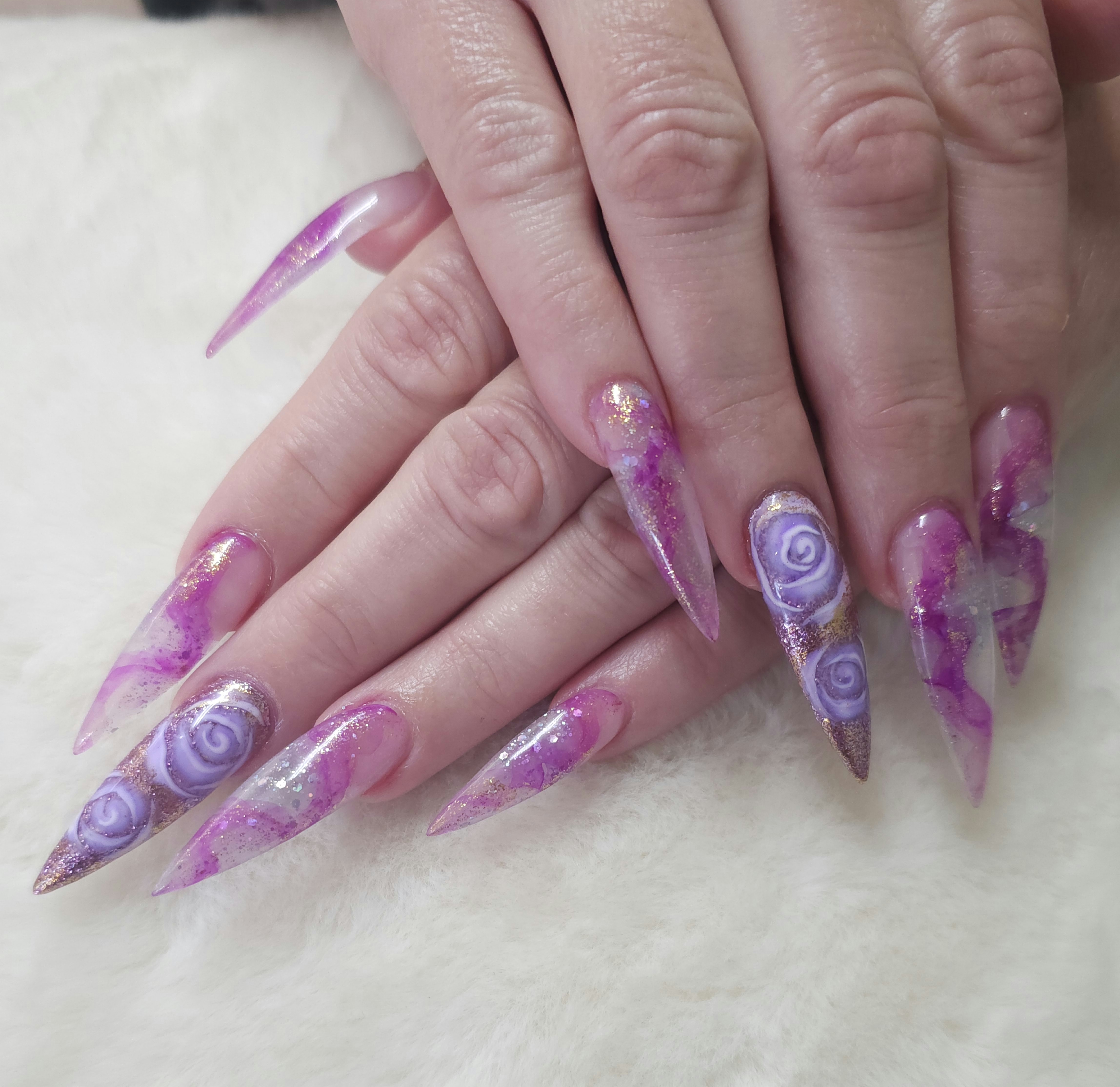 Hard Gel(Brisa ) fill-in at MYangNails in Mocksville, NC