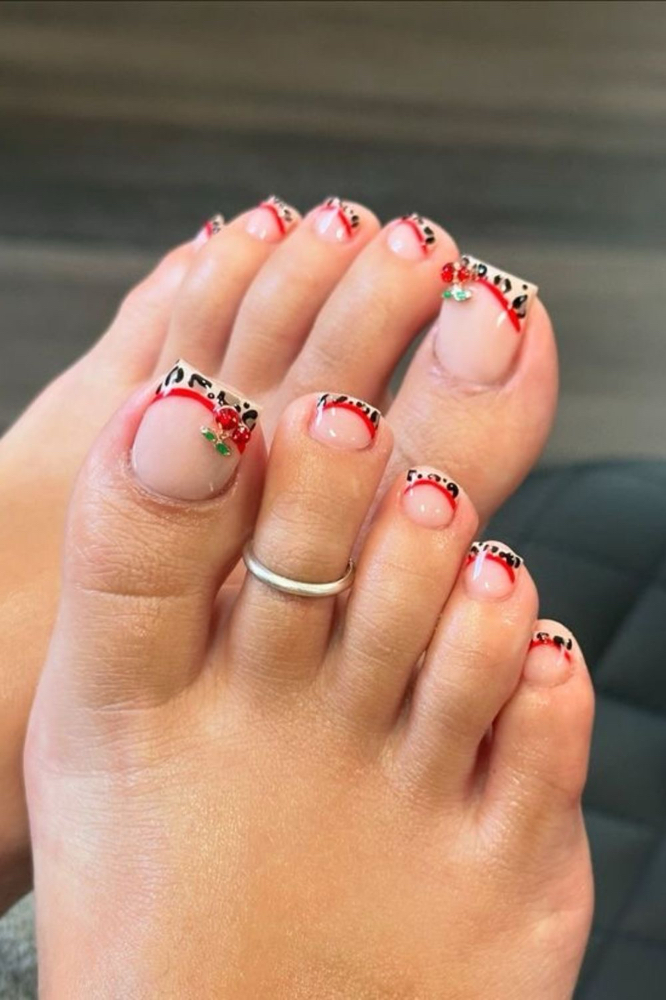 Gel X (on toes only)
