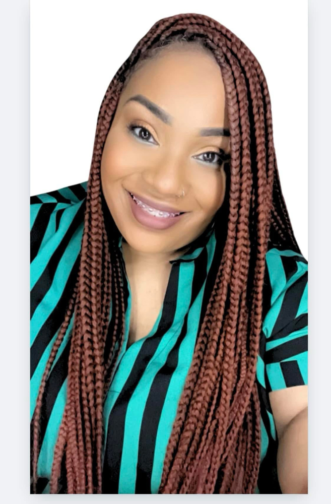 Small Knotless Braids