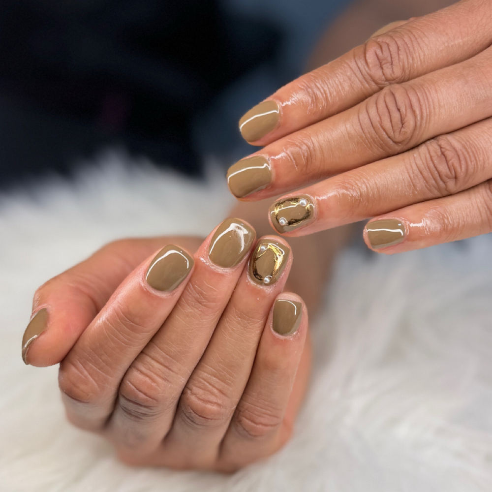 Gel Manicure at Sparkling Tips Studio in Raleigh, NC