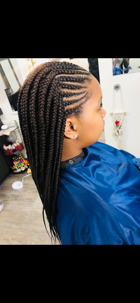 Feed-In Braids w/ Individual Braids at ChariseRenee’J Hands of A Goddess in Kettering, MD