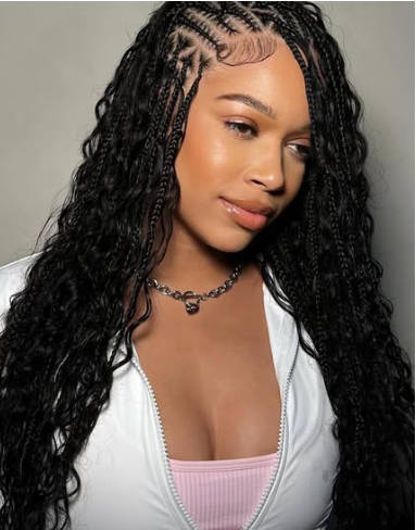 Fulani Flip Over Knotless Braids