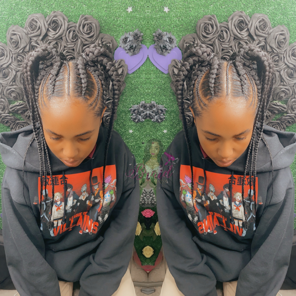8 Stitch Braids at Brenn’s Beauty Bar in Temple Hills, MD
